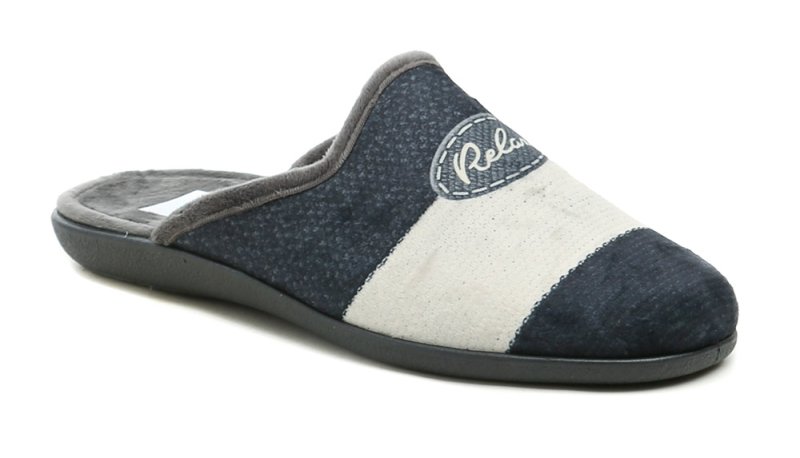 Medi Line 4724-583 schwarz-weiße Herrenpantoffeln | ARNO-schuhe.de – Schuhe mit Tradition