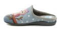 Medi Line 138-026 graue Damenpantoffeln mit Eulenmotiv | ARNO-schuhe.de – Schuhe mit Tradition