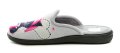 Medi Line 1810-026 graue Damenpantoffeln mit Katzenmotiv | ARNO-schuhe.de – Schuhe mit Tradition