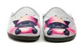 Medi Line 1810-026 graue Damenpantoffeln mit Katzenmotiv | ARNO-schuhe.de – Schuhe mit Tradition
