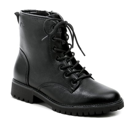 Winterliche Damen-Sneaker zum Wandern mit Schnürsenkeln und Reißverschluss, aus synthetischem Material.