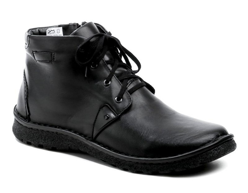 Klondike 127 Schwarze Herren-Winterstiefel in Übergröße | ARNO-schuhe.de – Schuhe mit Tradition