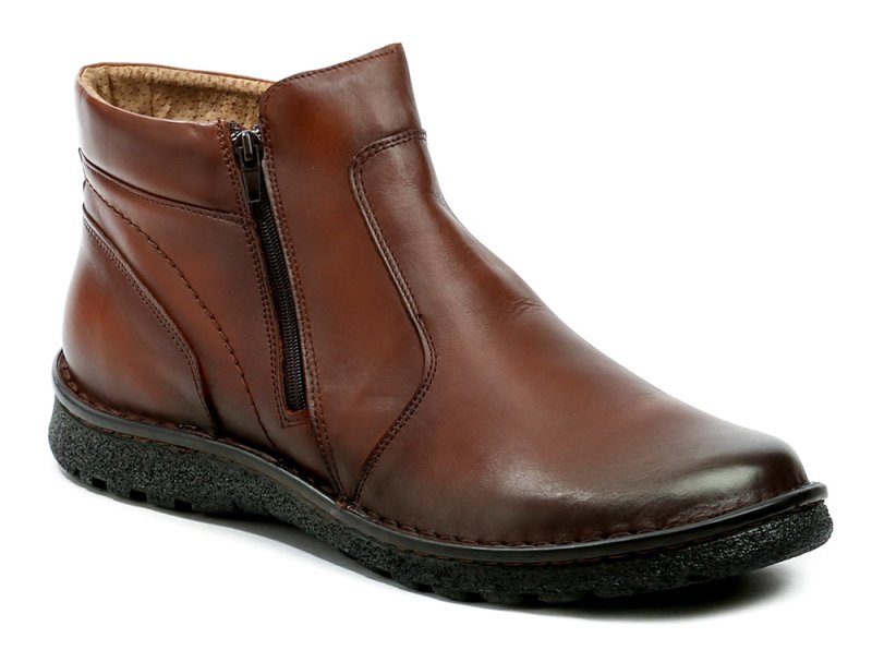 Klondike 128 Braune Herren-Winterstiefel in Übergröße | ARNO-schuhe.de – Schuhe mit Tradition