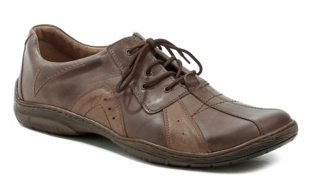 Übergroße Ganzjahres-Wanderschuhe für Herren aus Naturleder.