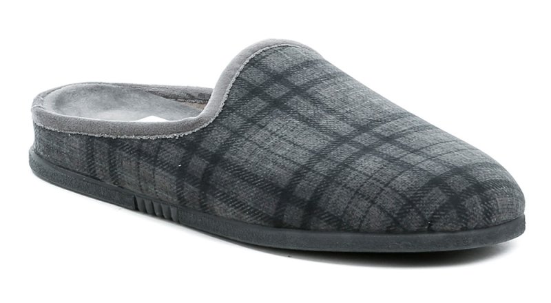 Medi Line 175-026 graue Herrenpantoffeln | ARNO-schuhe.de – Schuhe mit Tradition