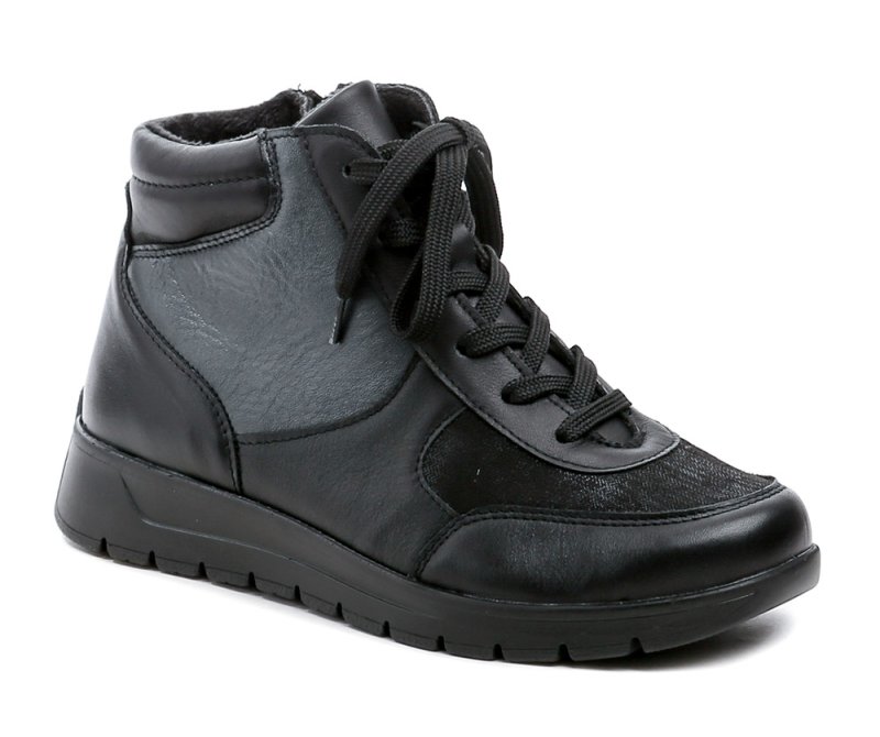 Medi Line 101-026 schwarze medizinische Damenschuhe, Weite K | ARNO-schuhe.de – Schuhe mit Tradition