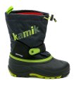 KAMIK Waterbug5 schwarze und grüne Kinder-Winterstiefel | ARNO-schuhe.de – Schuhe mit Tradition
