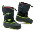 KAMIK Waterbug5 schwarze und grüne Kinder-Winterstiefel | ARNO-schuhe.de – Schuhe mit Tradition