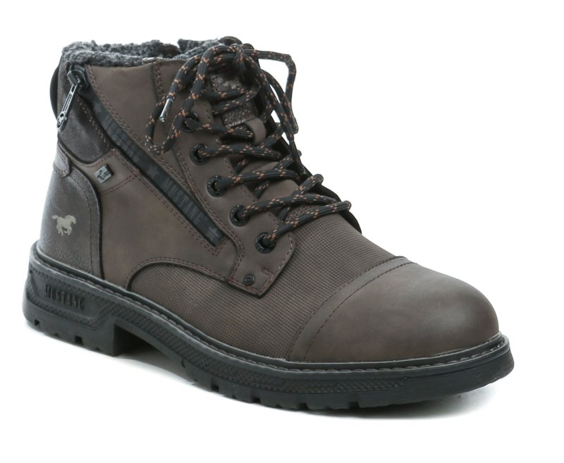 Mustang 15M016100200 Mokkabraune Herren-Winterstiefel | ARNO-schuhe.de – Schuhe mit Tradition