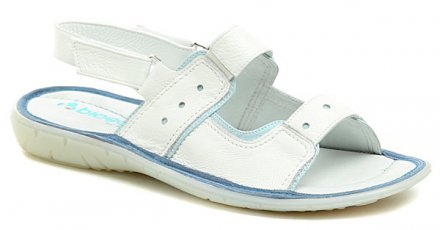 Damen-Sommer-Wandersandalen aus echtem Naturleder.