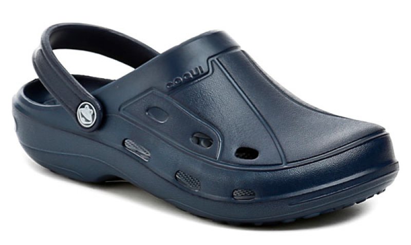 Coqui 1353 marineblaue Pantoletten | ARNO-schuhe.de – Schuhe mit Tradition