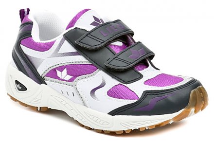 Ganzjährige Lauf- und Sportschuhe für Kinder aus einer Kombination von Textil- und Synthetikmaterial.