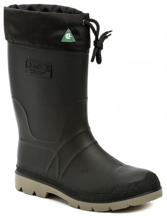 Wasserdichte Herren-Winterarbeitsstiefel mit Stahlkappe, hergestellt aus speziellem synthetischem RubberHe-Gummi.