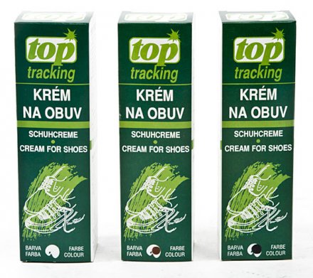 Die Creme pflegt, schützt und imprägniert alle Schuhe aus Glattleder und ist in den Farben Weiß, Braun und Schwarz erhältlich.