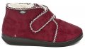 Rogallo 4372-013 burgunderfarbene Damen-Winter-Hausschuhe | ARNO-schuhe.de – Schuhe mit Tradition