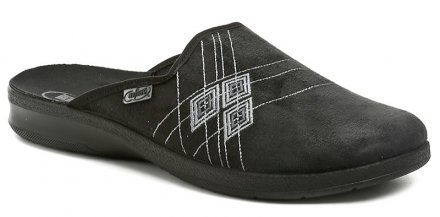 Befado 548M007 schwarz Herren Hausschuhe Ganzjahres-Slipper für Herren aus Textilmaterial.