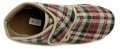 Pegres 1036 karierte Damenpantoffeln | ARNO-schuhe.de – Schuhe mit Tradition