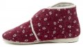 Pegres 1036 burgunderfarbene Damenpantoffeln | ARNO-schuhe.de – Schuhe mit Tradition