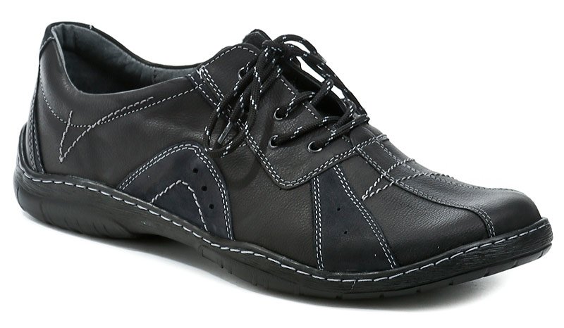 Mateos 181 schwarzer Herren-Halbschuh in Übergröße | ARNO-schuhe.de – Schuhe mit Tradition