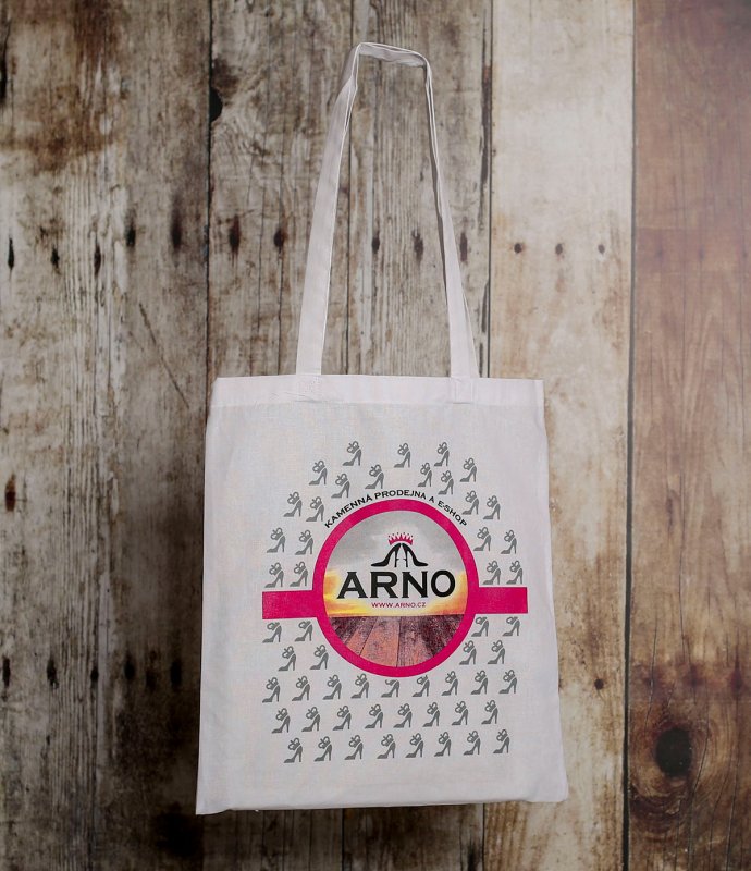 ARNO weiße umweltfreundliche Einkaufstasche | ARNO-schuhe.de – Schuhe mit Tradition