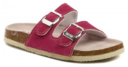 Damen-Hausschuhe und Slipper aus echtem Naturleder.