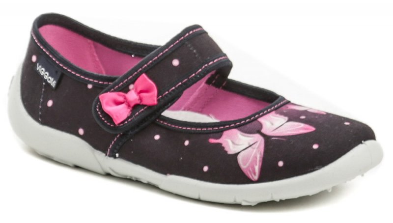 Vi-GGa-Mi Sara blau und rosa Mädchen Ballerinas | ARNO-schuhe.de – Schuhe mit Tradition
