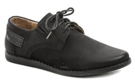 Ganzjährige Lauf- und Freizeitschuhe für Kinder mit Schnürsenkeln, Obermaterial aus Synthetikleder, Innenseite aus Naturleder.
