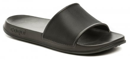 Sommerliche Freizeitschuhe zum Hineinschlüpfen in den Strand, aus synthetischem Material.