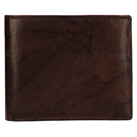 Herrenbrieftasche aus echtem Naturleder. Abmessungen der Brieftasche: 12,5 x 10,5 cm.