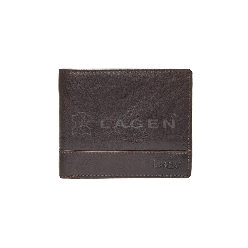 Lagen V-76/T dunkelbraune Herren Leder Geldbörse | ARNO-schuhe.de – Schuhe mit Tradition