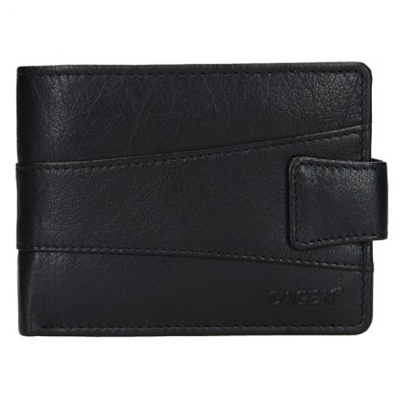 Herrenbrieftasche aus echtem Naturleder. Maße des Portemonnaies: 12 cm x 9,5 cm. Lagen Exclusive Class Kollektion