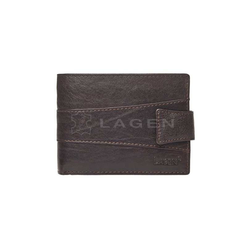 Lagen V-98-T dunkelbraunes Herren Portemonnaie aus Leder | ARNO-schuhe.de – Schuhe mit Tradition