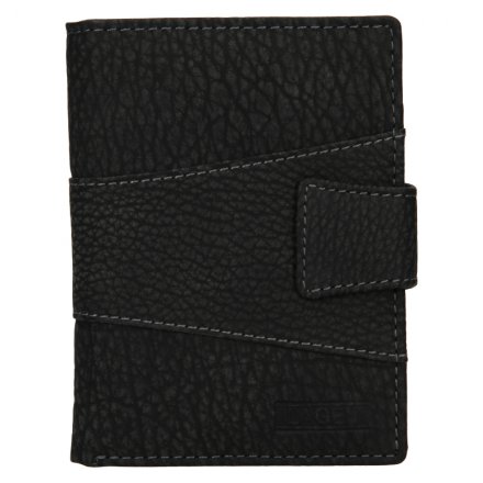 Herrenbrieftasche aus echtem Naturleder. Abmessungen des Portemonnaies: 12,5 cm x 9 cm. Lagen Exclusive Class Kollektion
