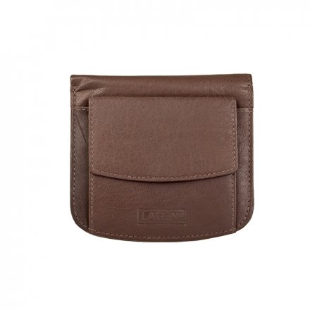 Herrengeldbörse aus echtem Naturleder. Abmessungen der Brieftasche: 10 cm x 9,5 cm