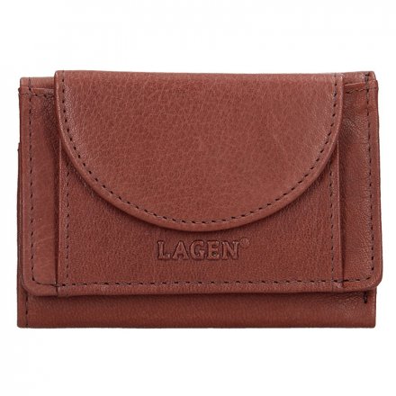 Unisex-Geldbörse aus echtem Naturleder. Maße des Portemonnaies: 10 cm x 7 cm. Lagen Exclusive Class Kollektion.
