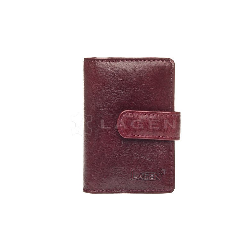 Lagen 1481-T burgunderroter Visitenkartenhalter aus Leder | ARNO-schuhe.de – Schuhe mit Tradition