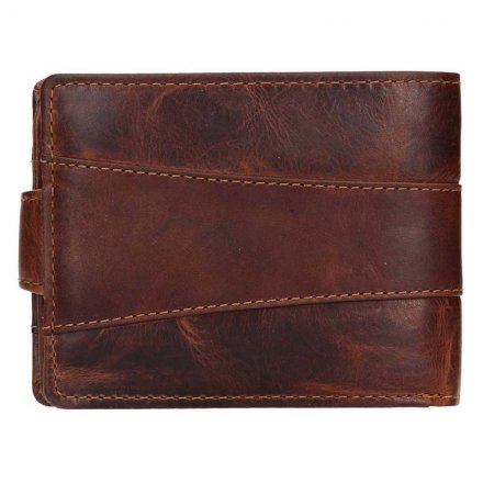Herrenbrieftasche aus echtem Naturleder. Maße des Portemonnaies: 12 cm x 9,5 cm. Lagen Exclusive Class Kollektion