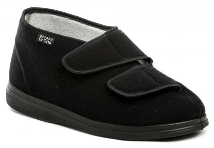 Ganzjährige orthopädische und diabetische Damen-Laufschuhe mit Klettverschluss, aus Textilmaterial.