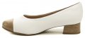 Piccadilly 141097-1 weiß und beige Damen Gesundheit Pumpen | ARNO-schuhe.de – Schuhe mit Tradition