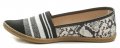 Moleca 5287-260 schwarz-graue Damen-Balletts | ARNO-schuhe.de – Schuhe mit Tradition