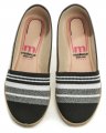 Moleca 5287-260 schwarz-graue Damen-Balletts | ARNO-schuhe.de – Schuhe mit Tradition