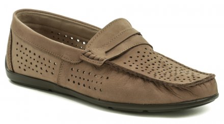 Sommerliche Herren-Wanderschuhe aus echtem Naturleder.