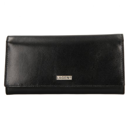 Damenbrieftasche aus echtem Naturleder. Abmessungen des Portemonnaies: 19 x 10 cm.