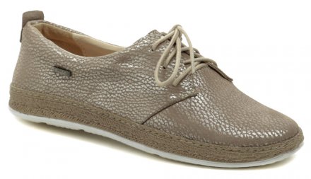 Besonders bequeme Ganzjahres-Wanderschuhe für Damen mit Schnürsenkeln. Die Schuhe sind aus echtem Naturleder gefertigt. 