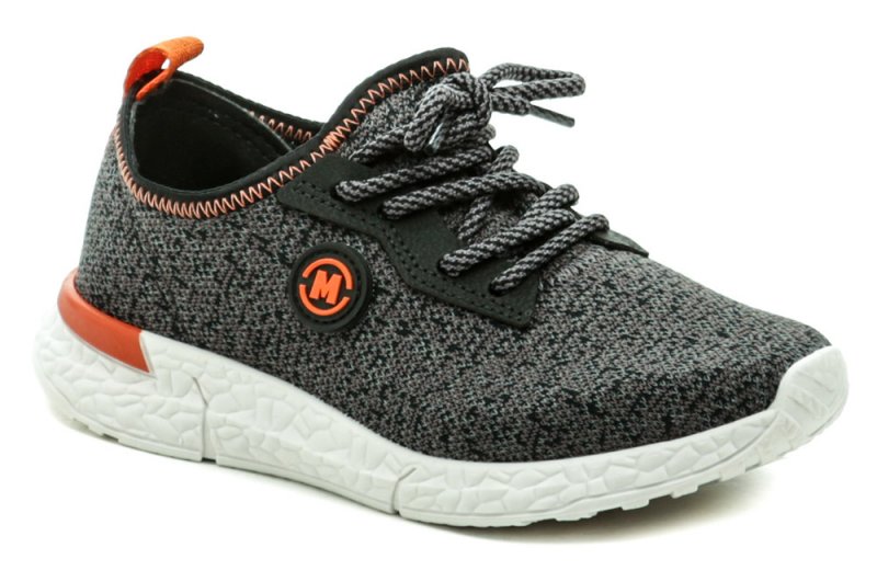 Molekinho 2831-100 grau und orange Kinder Turnschuhe | ARNO-schuhe.de – Schuhe mit Tradition