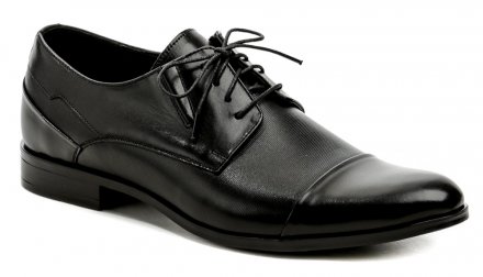 Ganzjährig tragbare Herren-Schnürschuhe aus echtem Naturleder.