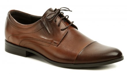 Ganzjährig tragbare Herren-Schnürschuhe aus echtem Naturleder.