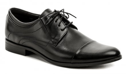 Ganzjährig tragbare Herren-Schnürschuhe aus echtem Naturleder.