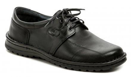 Ganzjahres-Wanderschuhe für Herren mit Schnürsenkeln, aus echtem Naturleder.