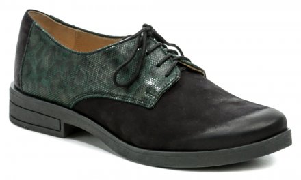 Ganzjahres-Wanderschuhe für Damen mit Schnürung und geformter Innensohle aus hochwertigem Echtleder.